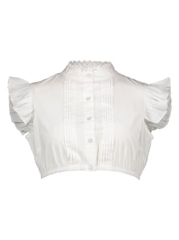 Almsach Dirndlbluse in Weiß