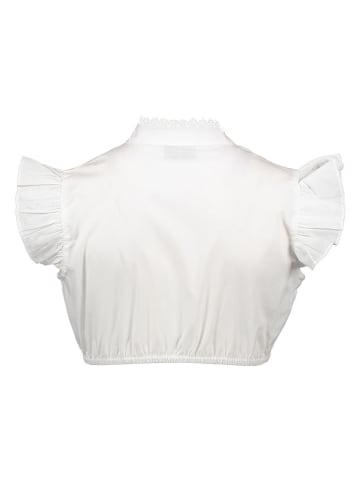 Almsach Dirndlbluse in Weiß