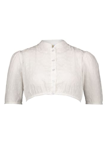 Almsach Dirndlbluse in Weiß