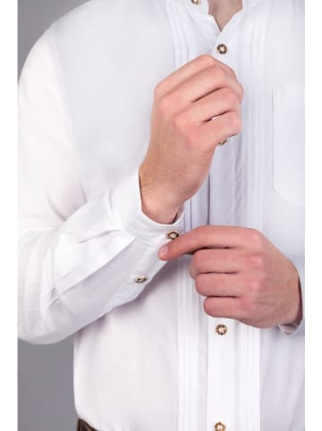 Edelnice Trachtenhemd "Toni" in Weiß