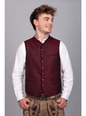 Edelnice Trachtenweste "Stachus" in Bordeaux