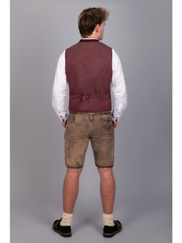 Edelnice Trachtenweste "Stachus" in Bordeaux