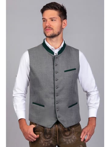 Edelnice Wolltrachtenweste "Bastian" in Grau