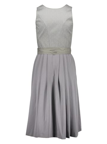 Turi Landhaus Dirndl in Grau/ Grün