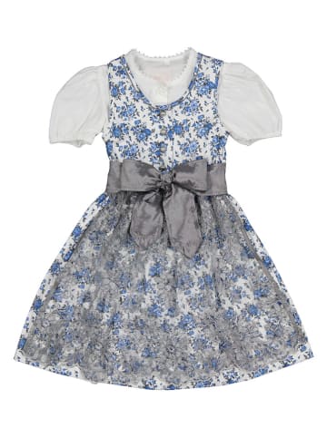 Turi Landhaus Dirndl in Blau/ Weiß