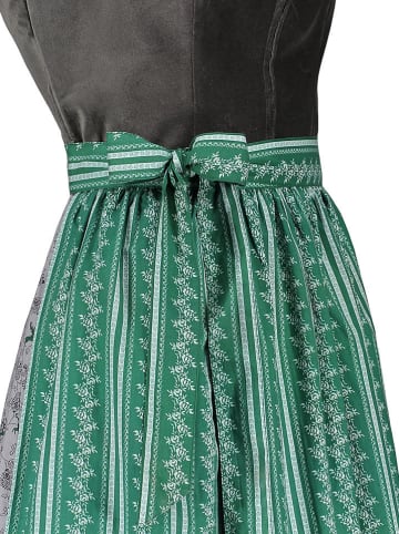Almsach Dirndl in Grau/ Grün