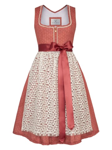 Alpenfee Dirndl ''Amy'' in Rot/ Creme