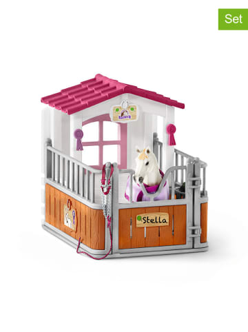 Schleich 20-częściowy zestaw "Horse box with Lusitano mare" do zabawy - 5+