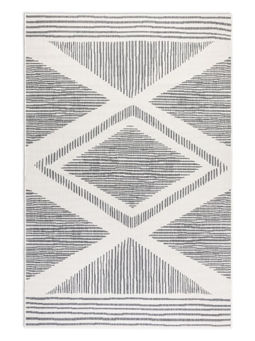Elle Decoration Indoor-/outdoor omkeerbare tapijt "Rhombus" grijs