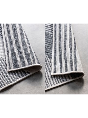 Elle Decoration Indoor-/ Outdoor- Wendeteppich "Rhombus" in Grau