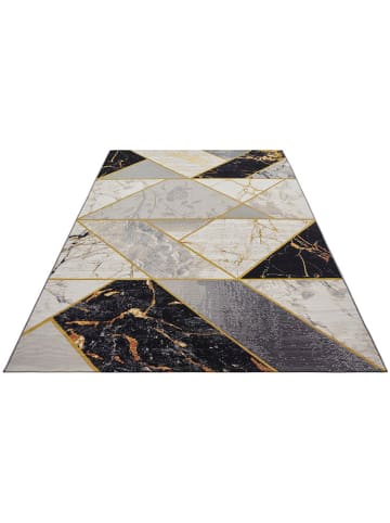 Hanse Home Indoor-/outdoortapijt "Flair" grijs/zwart/goudkleurig