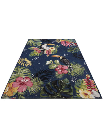 Hanse Home Indoor-/ Outdoor-Teppich "Flair" in Dunkelblau/ Bunt