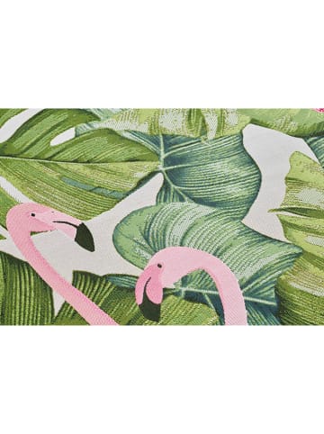 Hanse Home Indoor-/outdoortapijt "Flair" groen/lichtroze