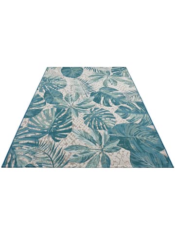 Hanse Home Indoor-/outdoortapijt "Flair" turquoise/blauw