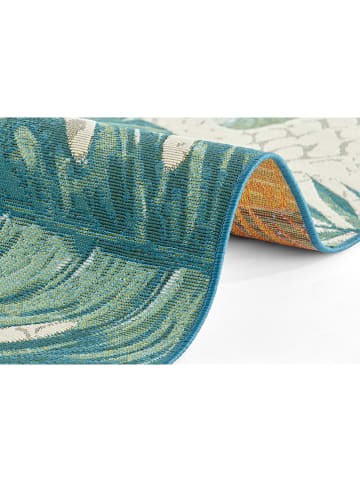 Hanse Home Indoor-/outdoortapijt "Flair" turquoise/blauw