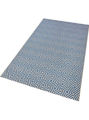 NORTHRUGS Indoor-/ Outdoor-Teppich "Meadow" in Blau