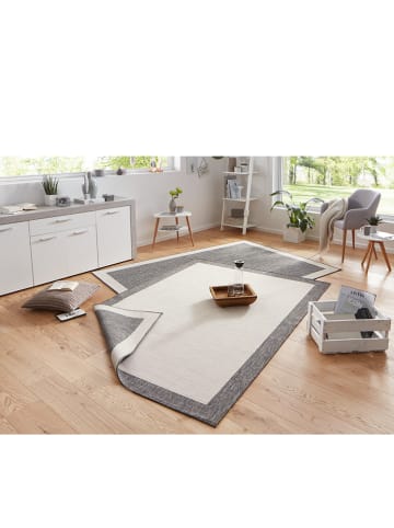 NORTHRUGS Omkeerbaar tapijt "Panama" grijs/crème