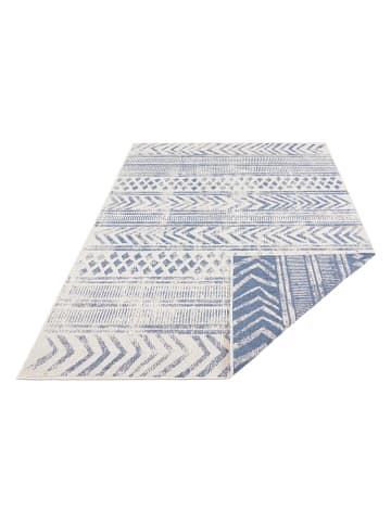 Hanse Home Indoor-/ Outdoor-Teppich "Twin Supreme - Biri" in Blau/ Creme