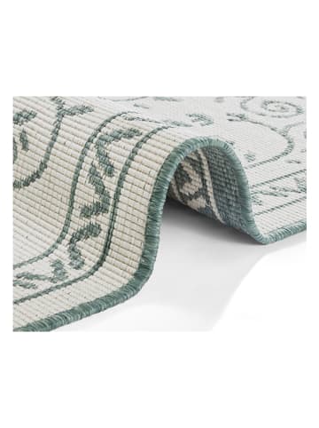 Hanse Home Indoor-/ Outdoor-Teppich "Twin Supreme - Leyte" in Grün/ Creme