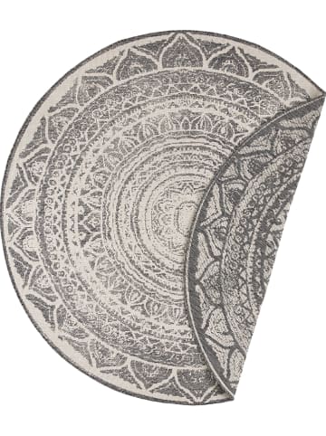 NORTHRUGS Indoor-/ Outdoor-Teppich "Siruma" in Grau/ Creme