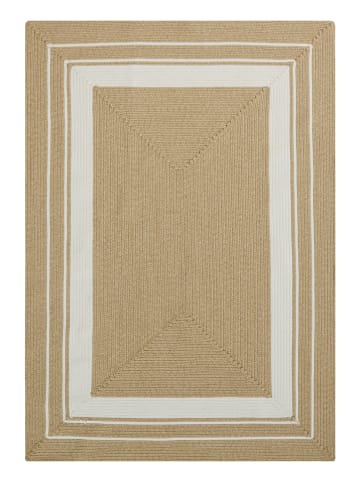 NORTHRUGS Indoor-/ Outdoor-Teppich "Braided" in Beige/ Creme