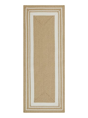 NORTHRUGS Dywan "Braided" w kolorze beżowo-kremowym