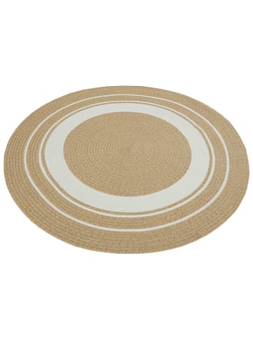 NORTHRUGS Indoor-/outdoortapijt "Trenzado" beige/crème