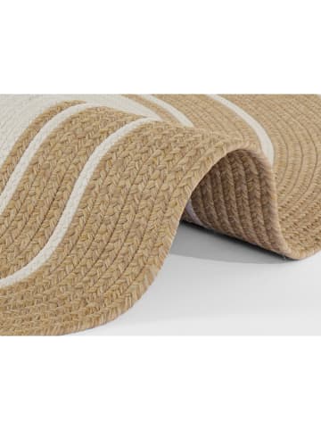 NORTHRUGS Indoor-/outdoortapijt "Trenzado" beige/crème