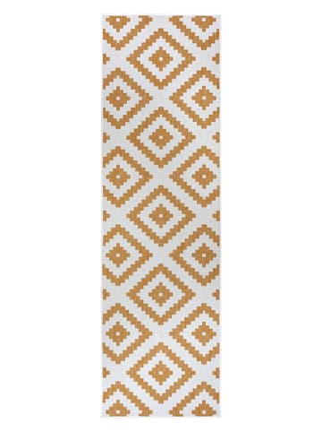 NORTHRUGS Indoor-/ Outdoor-Teppich "Malaga" in Creme/ Senf