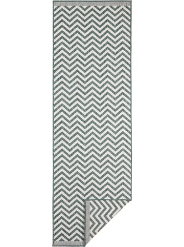 NORTHRUGS Indoor-/ Outdoor-Teppich "Palma" in Grün/ Creme
