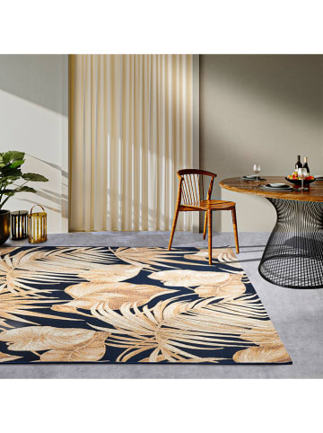 Villeroy & Boch In- & outdoortapijt ''Oktavie'' donkerblauw/goudkleurig