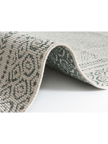 WHITE LABEL Indoor-/outdoortapijt groen/crème