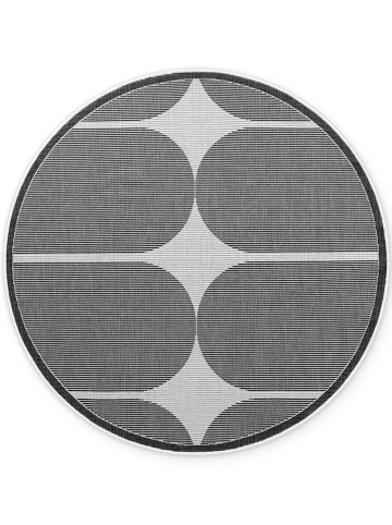 NORTHRUGS Omkeerbaar outdoortapijt "Bowen" zwart/wit