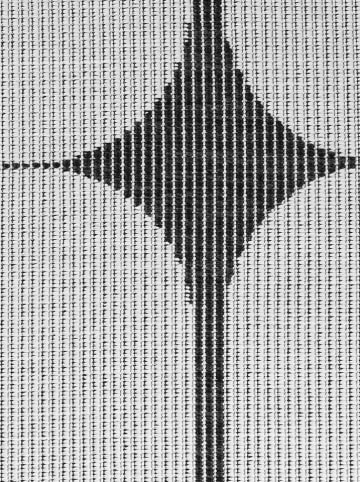 NORTHRUGS Outdoor-Wendeteppich "Bowen" in Schwarz/ Weiß