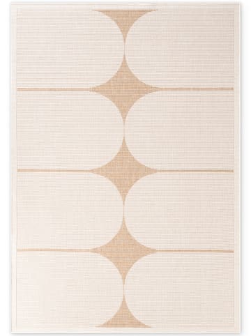 NORTHRUGS Outdoor-Wendeteppich "Bowen" in Beige/ Weiß/ Creme