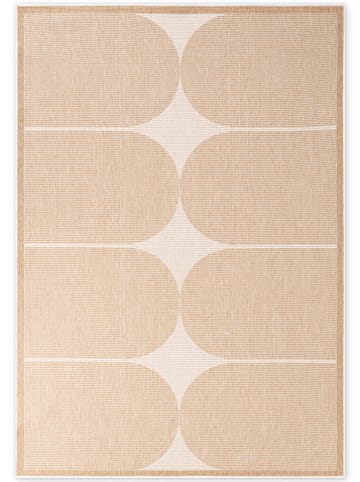 NORTHRUGS Outdoor-Wendeteppich "Bowen" in Beige/ Weiß/ Creme