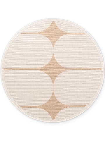 NORTHRUGS Outdoor-Wendeteppich "Bowen" in Beige/ Weiß/ Creme