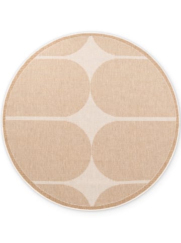 NORTHRUGS Omkeerbaar outdoortapijt "Bowen" beige/wit/crème