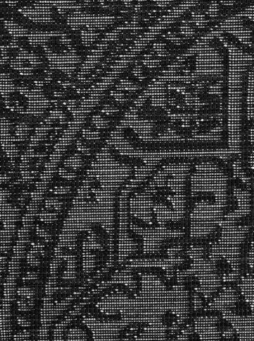 NORTHRUGS Outdoor-Wendeteppich "Kona" in Schwarz/ Weiß