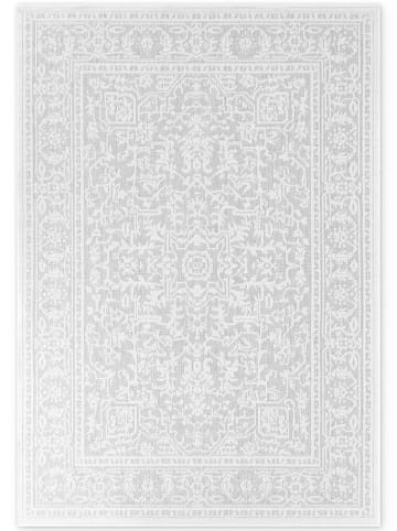 NORTHRUGS Omkeerbaar outdoortapijt "Kona" grijs/wit