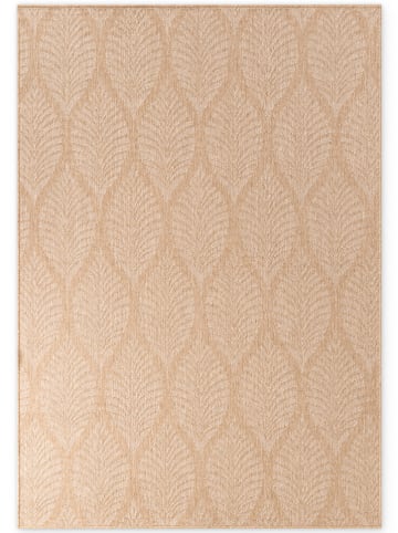 NORTHRUGS Outdoor-Wendeteppich "Liora" in Beige/ Weiß