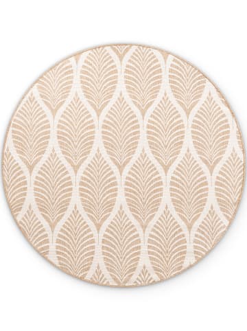 NORTHRUGS Omkeerbaar outdoortapijt "Liora" beige/wit