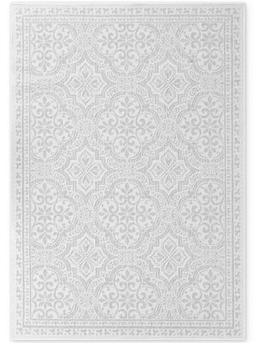 NORTHRUGS Omkeerbaar outdoortapijt "Rosel" grijs/wit