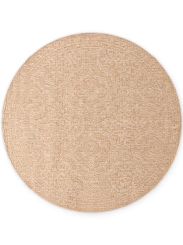 NORTHRUGS Omkeerbaar outdoortapijt "Rosel" beige/wit