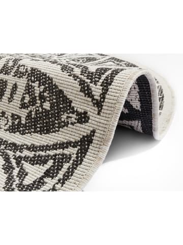 freundin HOME COLLECTION Outdoor-Wendeteppich "Lilja" in Schwarz/ Creme