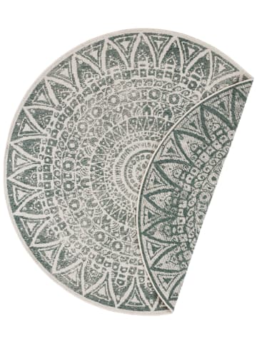 freundin HOME COLLECTION Omkeerbaar outdoortapijt "Lilja" groen/crème