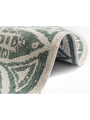 freundin HOME COLLECTION Outdoor-Wendeteppich "Lilja" in Grün/ Creme