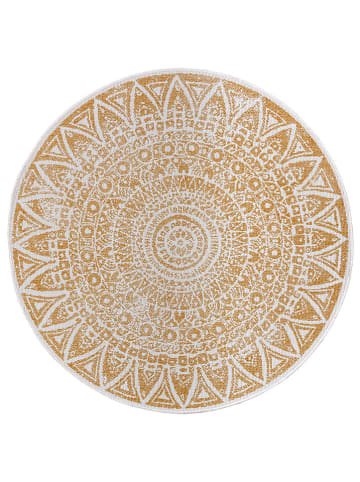 freundin HOME COLLECTION Dwustronny dywan zewnętrzny "Nora" w kolorze musztardowym