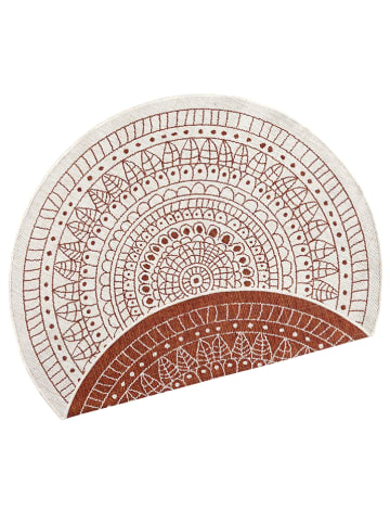 NORTHRUGS Wendeteppich "Porto" in Orange/ Creme