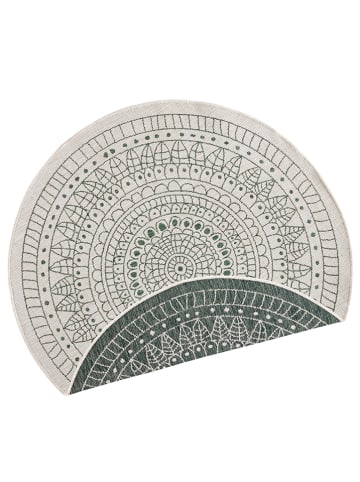 NORTHRUGS Dwustronny dywan "Porto" w kolorze zielono-kremowym